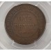 AUSTRALIA 1925 . ONE 1 PENNY . BROKEN N . PCGS VF53